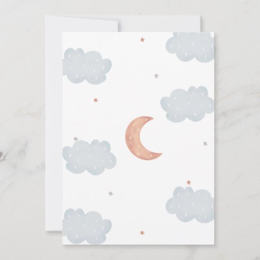 アウトオブザワールド宇宙誕生日招待状 招待状 (裏面)