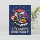 アウトオブザワールド誕生日 招待状 (スタンド正面)