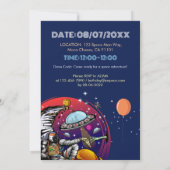 アウトオブザワールド誕生日 招待状 (裏面)