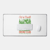 アウトオブブレススロッおもしろいスハイキングクラブ デスクマット (キーボード&マウス)