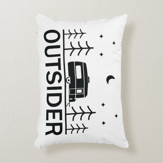 アウトサイダーミニマリストアウトドアファントレンディー アクセントクッション (正面(垂直))