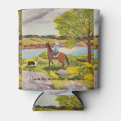 アウトザウェスト絵画のカスタムクーラーボックス 缶クーラー (正面)