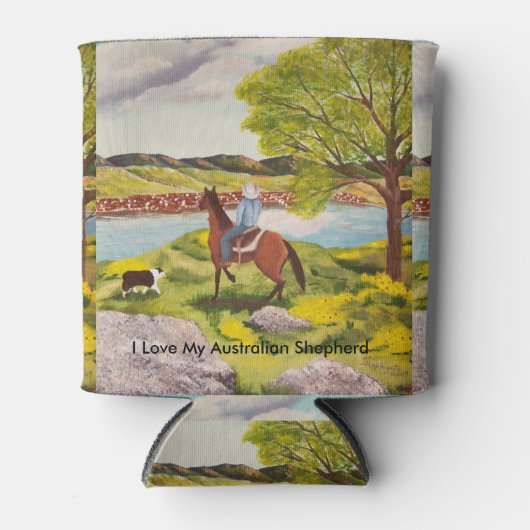 アウトザウェスト絵画のカスタムクーラーボックス 缶クーラー (正面)