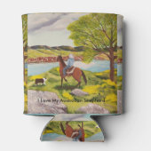 アウトザウェスト絵画のカスタムクーラーボックス 缶クーラー (裏面)