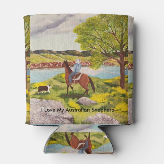 アウトザウェスト絵画のカスタムクーラーボックス 缶クーラー (裏面)