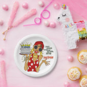 アウトシャインザキャンドルカートゥーン紙プレート ペーパープレート (パーティー)