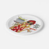 アウトシャインザキャンドルカートゥーン紙プレート ペーパープレート (アングル)