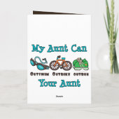 アウトスイムアウトバイクアウトルントリアスロンノートカード カード (裏面)