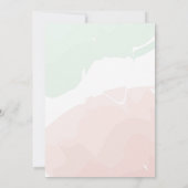 アウトスイートガールワンファーストメロンファースト誕生日招待状 招待状 (裏面)