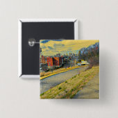 アウトスカートのボタン 缶バッジ (正面&裏面)