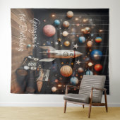 アウトスペース プラネッツ ファースト バースデー 自撮り ステーション タペストリー (インサイチュ(横))