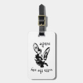 アウトタザウェイローディマウンテンバイク ラゲッジタグ (正面縦)