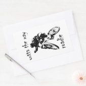 アウトタザウェイローディマウンテンバイク 長方形シール (封筒)