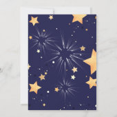 アウトタ宇宙誕生日招待状カード (裏面)