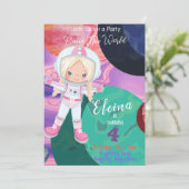 アウトタthis world 1誕生日招待状カード 案内状 (スタンド正面)