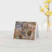 アウトテイク版：プラトンのアカデミーのホリデーカード カード (黄色い花)