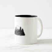 アウトドアが行く – 黒 ツートーンマグカップ (正面右)