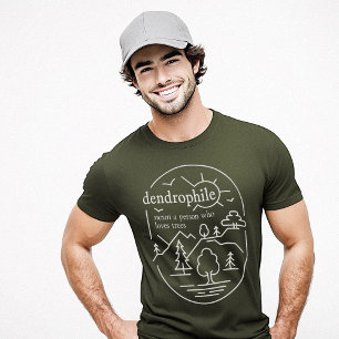 アウトドアのギフトツリーデンドロフィーの定義 Tシャツ