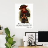 アウトドアの少女。1911年頃。 ポスター (ホームオフィス)