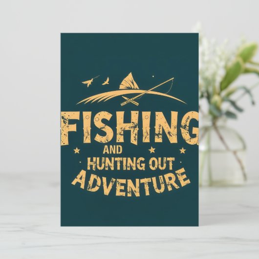 アウトドアの素晴らし探索:魚釣りと狩り 招待状 (スタンド正面)