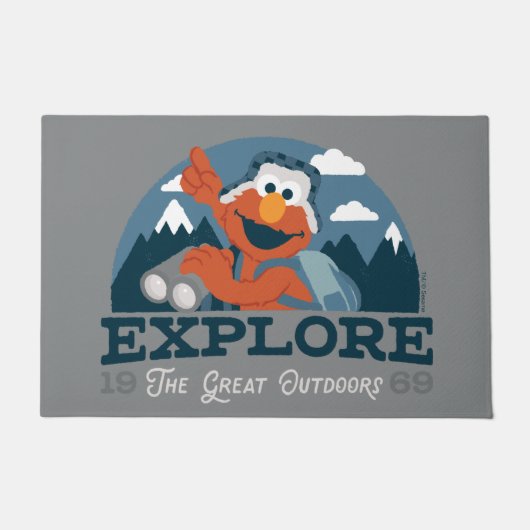 アウトドアを探索素晴らしする ドアマット (正面)