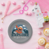 アウトドアを探索素晴らしする ペーパープレート (パーティー)