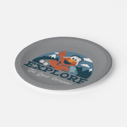 アウトドアを探索素晴らしする ペーパープレート (アングル)