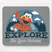 アウトドアを探索素晴らしする マウスパッド (正面)