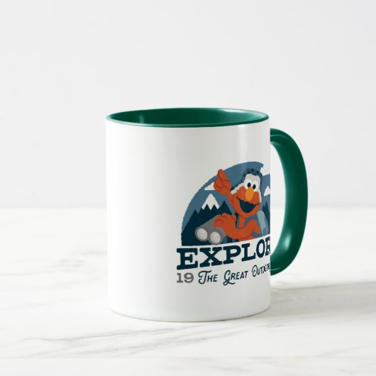 アウトドアを探索素晴らしする マグカップ (正面右)