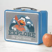 アウトドアを探索素晴らしする メタルランチボックス (インサイチュ)