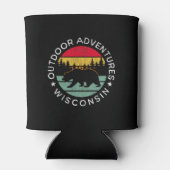 アウトドアアドベンチャーウィスコンシン 缶クーラー (裏面)