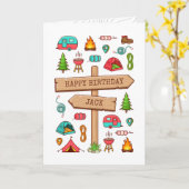 アウトドアアドベンチャーカード カード (黄色い花)