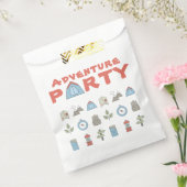 アウトドアアドベンチャーキャンピングハイキングキッズパーティー フェイバーバッグ (封をした状態)