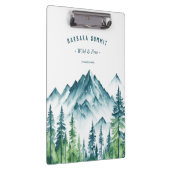 アウトドアアドベンチャートラベルガイドマウンテンパイン クリップボード (右)