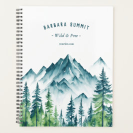 アウトドアアドベンチャートラベルガイドマウンテンパイン プランナー手帳