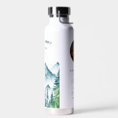 アウトドアアドベンチャートラベルマウンテンパインフォレスト ウォーターボトル (左面)