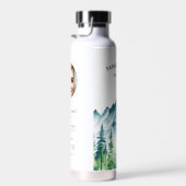 アウトドアアドベンチャートラベルマウンテンパインフォレスト ウォーターボトル (右面)