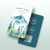 アウトドアアドベンチャートラベルマウンテンフォレスト 名刺