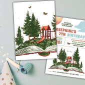 アウトドアアドベンチャー2バースデーパーティー 招待状