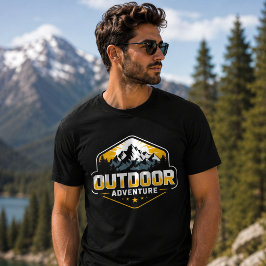 アウトドアアドベンチャー マウンテンTシャツ Tシャツ