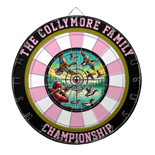 アウトドアインスパイアダックターゲットアート ダーツボード (正面)