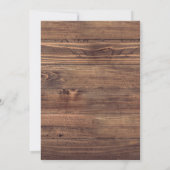 アウトドアカジュアルウェディングパーティー バーンライト 招待状 (裏面)