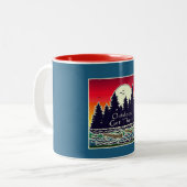 アウトドアカヌー ツートーンマグカップ (正面左)