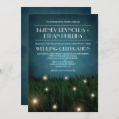 アウトドアガー素朴デンホタル結婚式招待状 招待状 (正面/裏面)