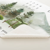 アウトドアキャンピングアドベンチャーツインズマイルストーン シェルパブランケット (3/4)