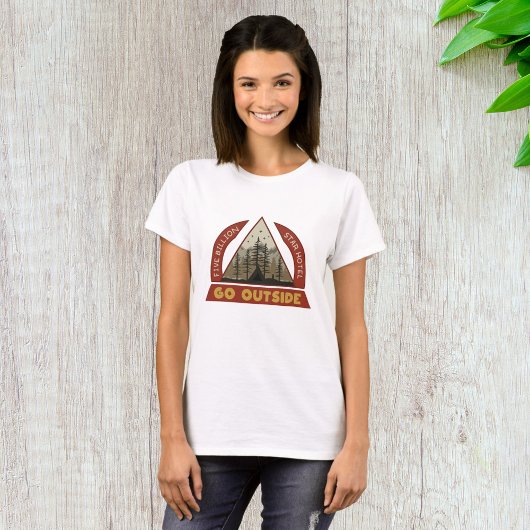 アウトドアキャンプへ出かけよう Tシャツ
