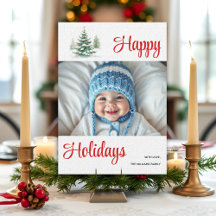 アウトドアクリスマスツリーHappy Holidays写真