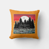 アウトドアゲットザカヌー装飾用クッション クッション (正面)