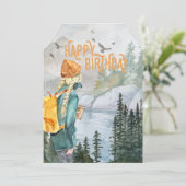 アウトドアシーガールズアドベンチャー誕生日カード (スタンド正面)