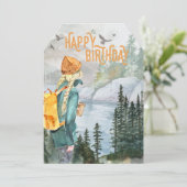 アウトドアシーガールズアドベンチャー誕生日カード (スタンド正面)